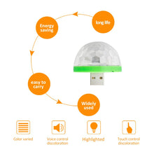 Load image into Gallery viewer, USB Mini Mushroom Light