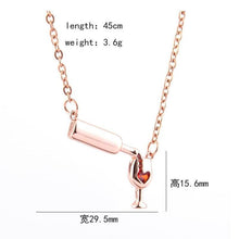 Load image into Gallery viewer, Wine Lover Necklace
