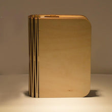 Load image into Gallery viewer, Foldable LED Wooden Book