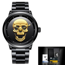 Load image into Gallery viewer, Men's 3D Skull Watch