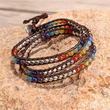 Load image into Gallery viewer, Leather Wrap Bracelet