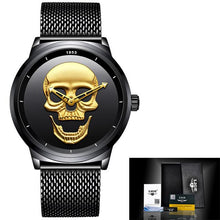 Load image into Gallery viewer, Men's 3D Skull Watch