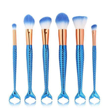 Load image into Gallery viewer, Mermaid Makeup Brushes