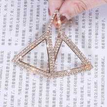 Load image into Gallery viewer, Rhinestone Geometric Earrings