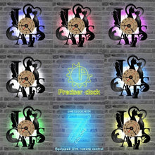 Load image into Gallery viewer, Decorative LED Cat Clock