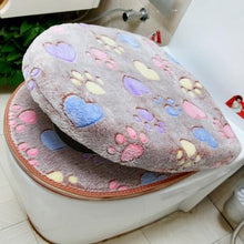Load image into Gallery viewer, Plush Toilet Cover