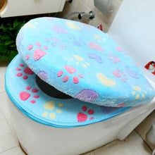Load image into Gallery viewer, Plush Toilet Cover