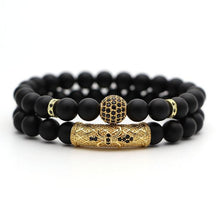 Load image into Gallery viewer, Black Balls Bracelet