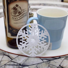 Load image into Gallery viewer, Snowflake Coaster