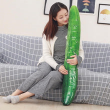 Load image into Gallery viewer, Cute-cumber Plush Pillow
