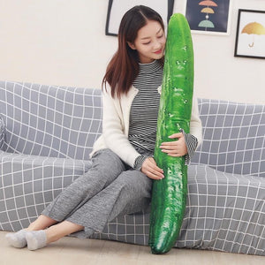 Cute-cumber Plush Pillow