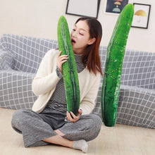 Load image into Gallery viewer, Cute-cumber Plush Pillow
