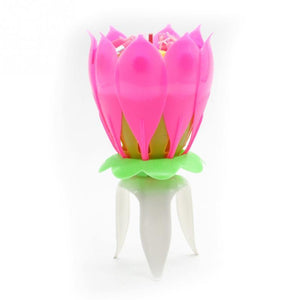 Birthday Blossom Flower Candle