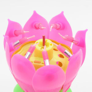 Birthday Blossom Flower Candle