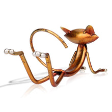 Load image into Gallery viewer, Yoga Cat Wine Stand
