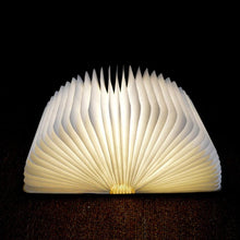 Load image into Gallery viewer, Foldable LED Wooden Book
