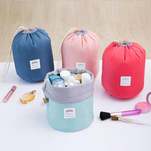 Load image into Gallery viewer, Drawstring Barrel Cosmetic Bag
