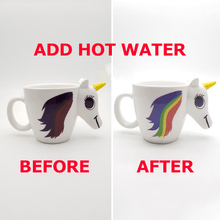 Load image into Gallery viewer, Unicorn Temperature Changing Mug
