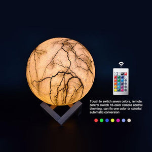 Cracked Moon Lamp