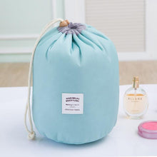 Load image into Gallery viewer, Drawstring Barrel Cosmetic Bag
