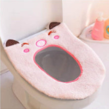 Load image into Gallery viewer, Soft Fabric Cartoon Toilet Seat Cover
