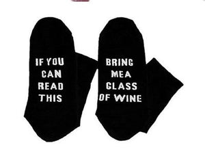 Bring Me Wine Socks