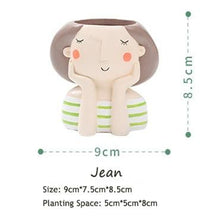 Load image into Gallery viewer, Flower Girl Plant Pot
