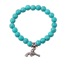 Load image into Gallery viewer, Boho Turquoise Charm Bracelet
