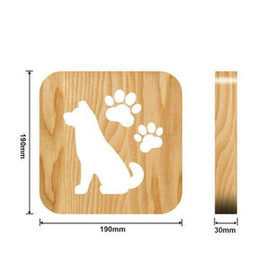 Animal Paw Print Night Light