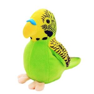 Bright-Colored Plush Parrot Toy